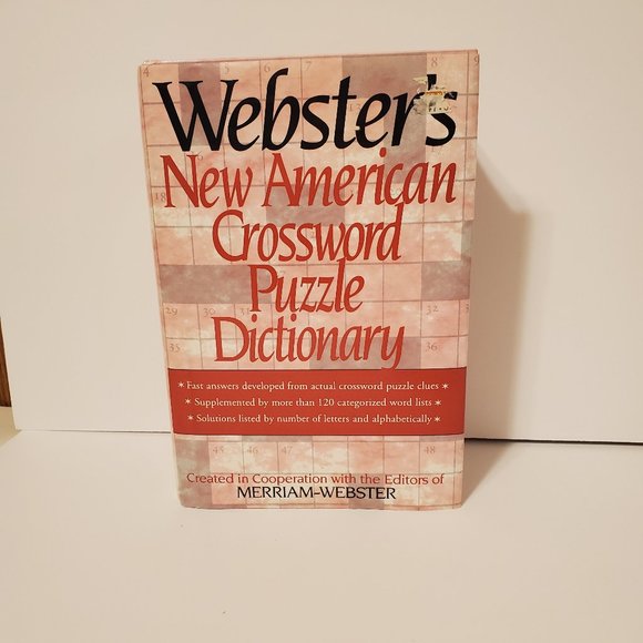 COPY - Webster's New American Crossword puzzle dictionary - Picture 9 of 9